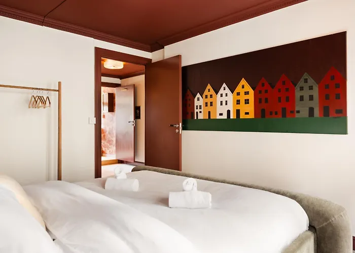 Апартаменты Bryggen Boutique L Uniquely L 2 Min To Floyen Берген
